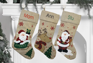 Modern Christmas Stocking incl Delivery